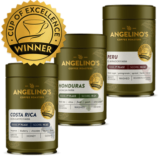 Cup of Excellence Variety | #1 Costa Rica, #1 Honduras, #1 Peru (225 grams)