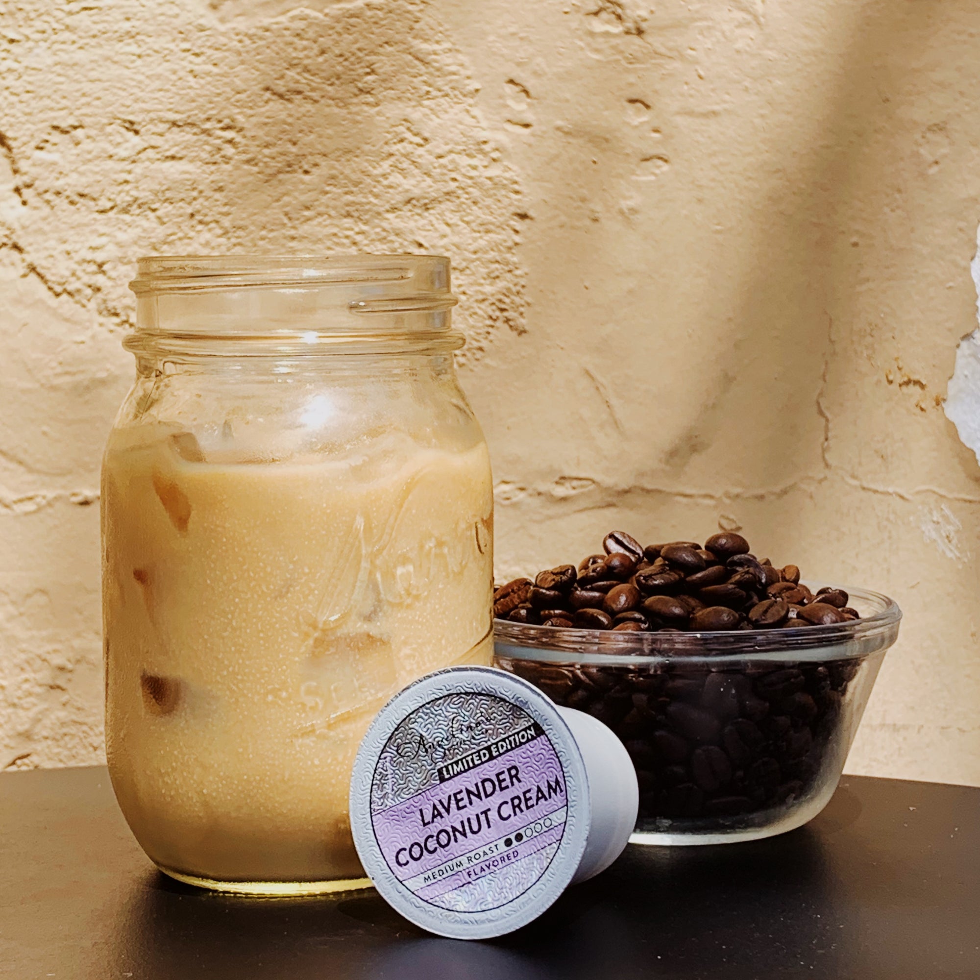 Iced Lavender Coconut Coffee