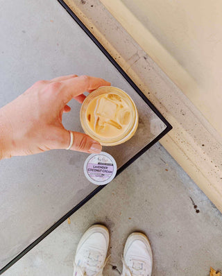 Iced Lavender Coconut Coffee