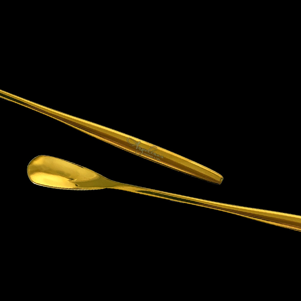 Gold Metal Stirrer - Angelino's Coffee