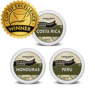 Cup of Excellence Variety | #1 Costa Rica, #1 Honduras, #1 Peru  (12 cups)