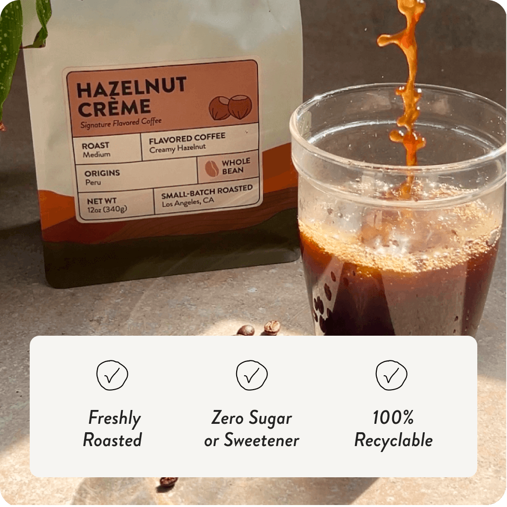 Hazelnut Crème – Angelino's Coffee Hazelnut Crème – Angelino's Coffee