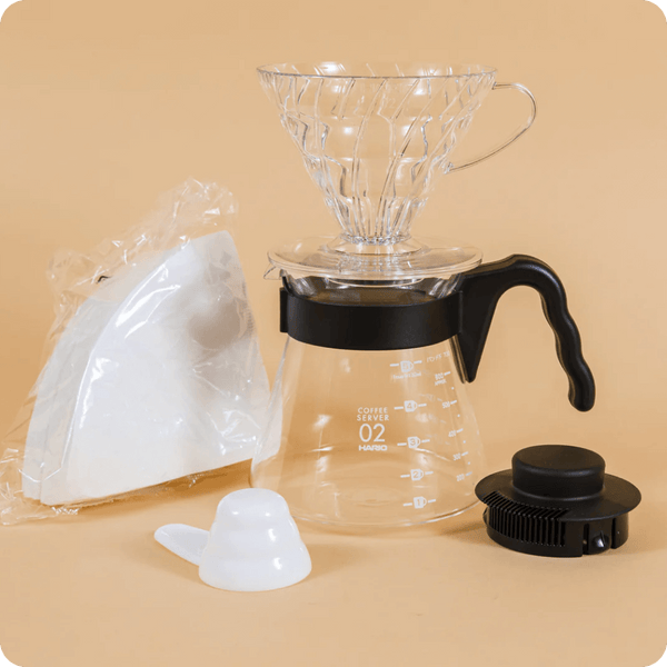 Hario V60 Pour Over Coffee Starter Kit – Angelino's Coffee